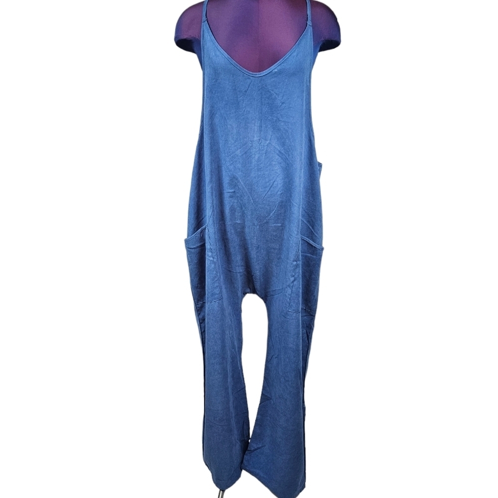 Unbranded Blue Hot Shot One Piece Jumpsuit‎ Size XL Women's T37